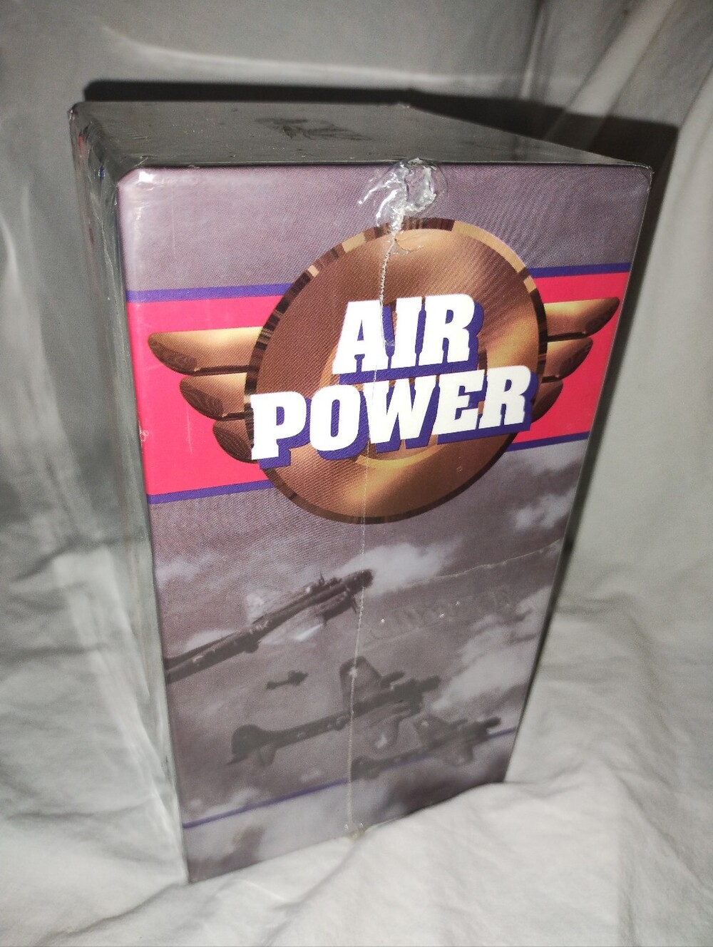 New World War II VHS Air Power Series Movie Cassettes 4 Tape Box Set Military